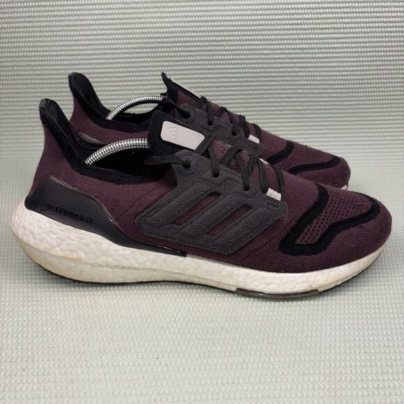 Adidas UltraBoost 22 Shadow Maroon Athletic Running Shoes Sneakers Men’s Size 12 - Picture 1 of 10